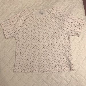 american eagle floral shirt
